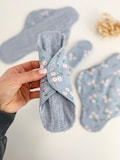 Organic Bamboo Cotton Cloth Pad: Reusable Floral Sanitary Napkin product logo
