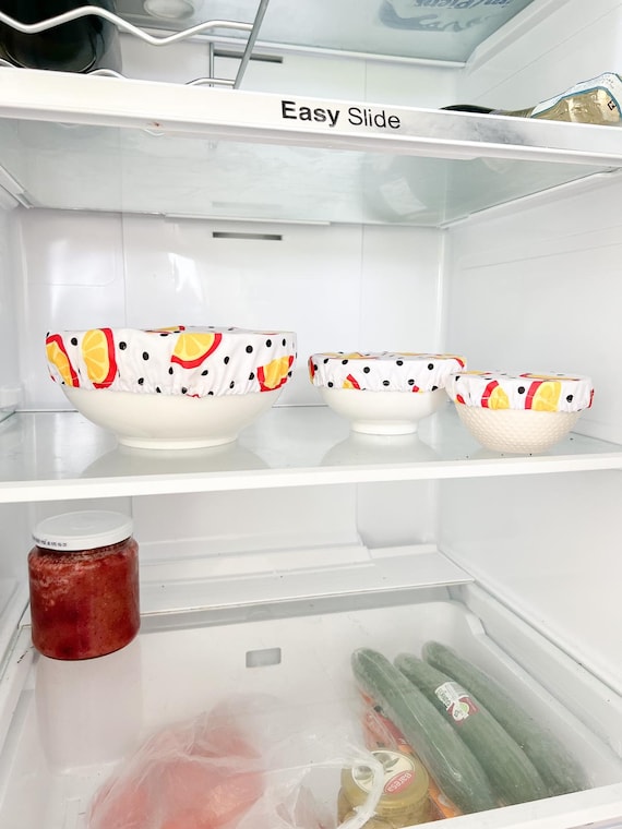 3 Pcs Reusable Fabric Bowl Covers