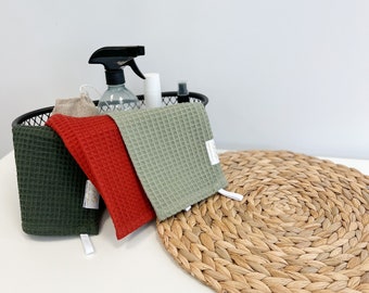 Waffle towel, washcloth, Kitchen tea towel, Guest hand towel, Housewarming gift, Dish towel, Kitchen decor, Hand towel, tee towel, Gift