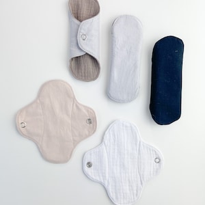 Leakproof reusable cloth panty liners, soft and leakproof cotton flannel panty liners, light flow pads,daily liner slipeinlagen, stoffbinden