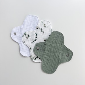 protetores de calcinha reutilizáveis, protetores de calcinha, absorventes reutilizáveis, slipeinlagen, stoffbinden, protetores reutilizáveis, roupas íntimas de época, forro diário de algodão