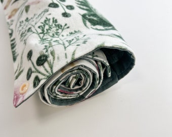 Keukenhanddoek van stof, Herbruikbare papieren handdoeken met drukknopen, milieuvriendelijke papierrol, papierloze stoffen servetten, zero waste housewarm cadeau-idee