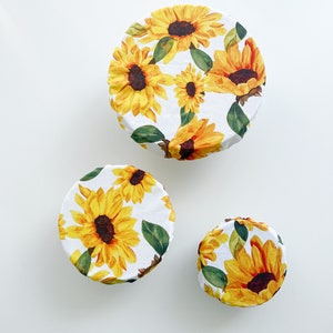 Reusable organic cotton cloth bowl cover, washable zero waste swap, fabric bowl cover, kombucha jar covers, cloth food covers