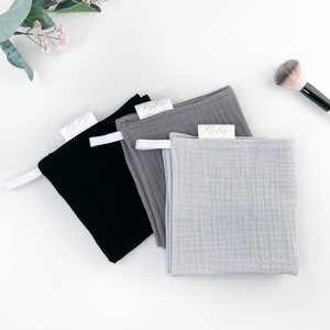 Organic Muslin Face Cloths: Reusable Facial Cleansing Wipes