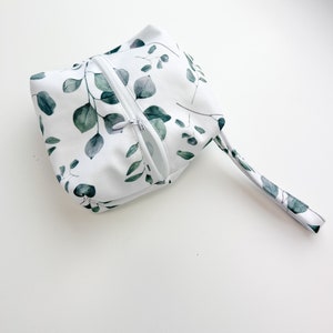 Borsa portaoggetti lavabile per assorbenti mestruali in tessuto, custodia per l&#39;igiene femminile, porta assorbenti in tessuto discreto e grazioso, borsa per salvaslip