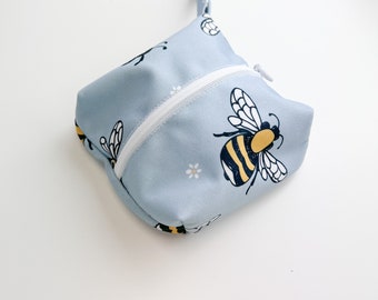 Bolsa de almacenamiento lavable para compresas de tela menstruales, discreto y bonito soporte para compresas de tela, bolsa para protectores diarios, bolsa para compresas menstruales