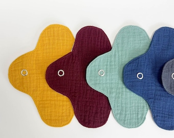 Organic Cotton Flannel Panty Liners: Reusable Light Flow Pads