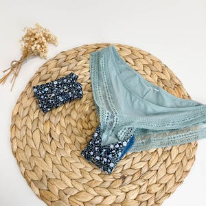 Serviettes hygiéniques en tissu, serviettes hygiéniques à imprimé floral, flux légers à abondants, protège-slips post-partum, jeu de serviettes hygiéniques, serviettes de maternité