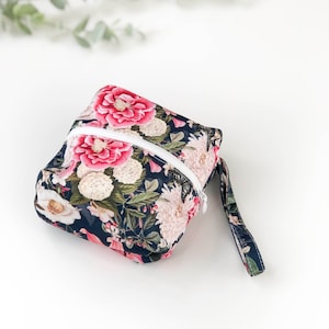 Borsa portaoggetti lavabile per assorbenti mestruali in tessuto, porta assorbenti in tessuto discreto e grazioso, borsa per salvaslip, borsa per assorbenti mestruali