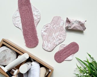 Reusable menstrual pads, CSP Panty liner, Organic cloth pad towelling Bamboo pantyliner,Sanitary Napkins Breathable Zero Waste, eco friendly