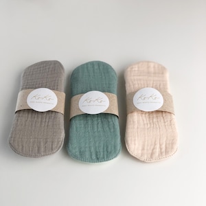 Everyday Organic Slipeinlagen 6 &quot;, wiederverwendbare Stoffslipeinlage, weiche und auslaufsichere Baumwollflanell-Slipeinlagen, leichte Fließkissen, tägliches Höschen