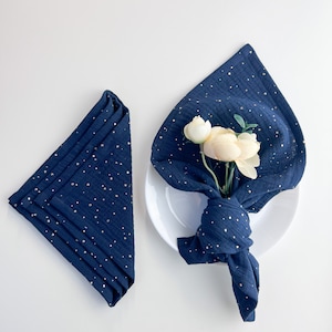 Musselin Servietten, Stoffservietten, Tischwäsche, Servietten Baumwolle, Stoffservietten Hochzeit Servietten Tischwäsche, Servietten Bio Baumwolle