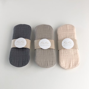 Organic panty liners, reusable cloth panty liner, soft and leakproof cotton flannel panty liners, light flow pads, daily panty liners