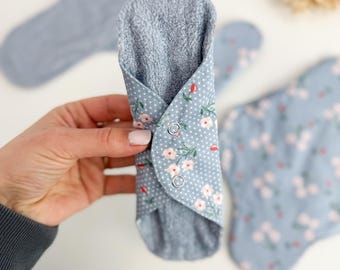Reusable menstrual pads, CSP Panty liner, Organic cloth pad towelling Bamboo pantyliner,Sanitary Napkins Breathable Zero Waste, eco friendly