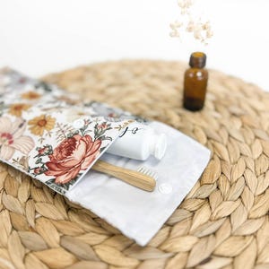 Porta spazzolino e dentifricio, porta sapone impermeabile, kit da viaggio ecologico, custodia per posate, utensile in tessuto resistente all'acqua