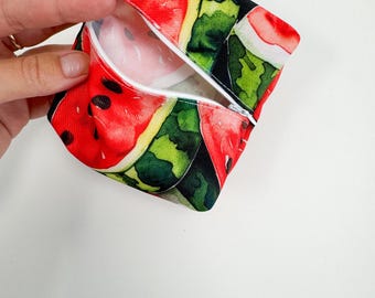 Bolsa de almacenamiento lavable para compresas de tela menstruales, discreto y bonito soporte para compresas de tela, bolsa para protectores diarios, bolsa para compresas menstruales