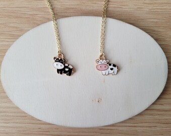 Cute cow necklace