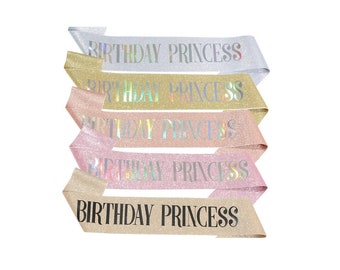 Birthday Princess Sash, Happy birthday sash, Birthday party sash, High quality sash