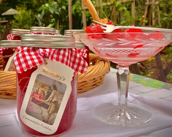 homemade cinnamon pickles