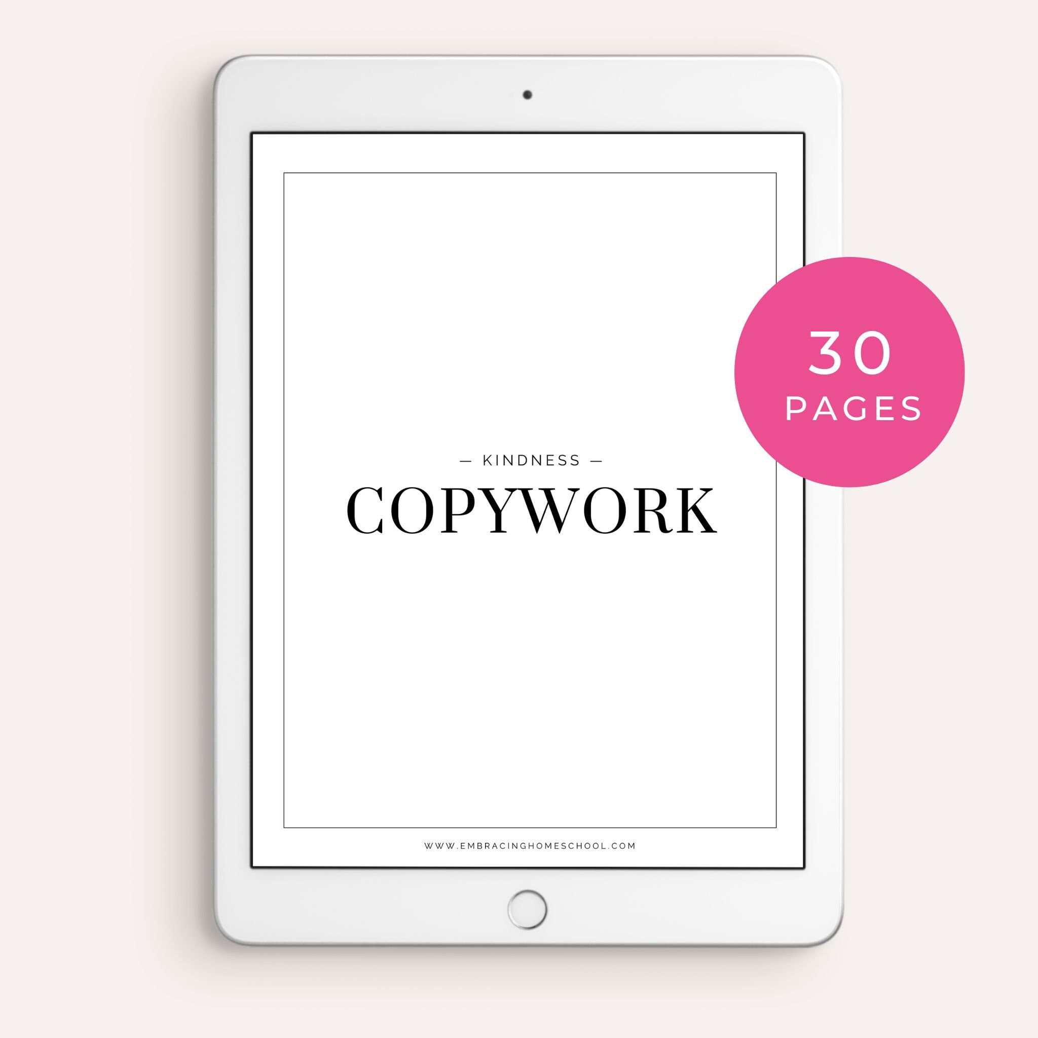 Kindness Quotes Copywork- 30 Printable Homeschool Pages - Etsy