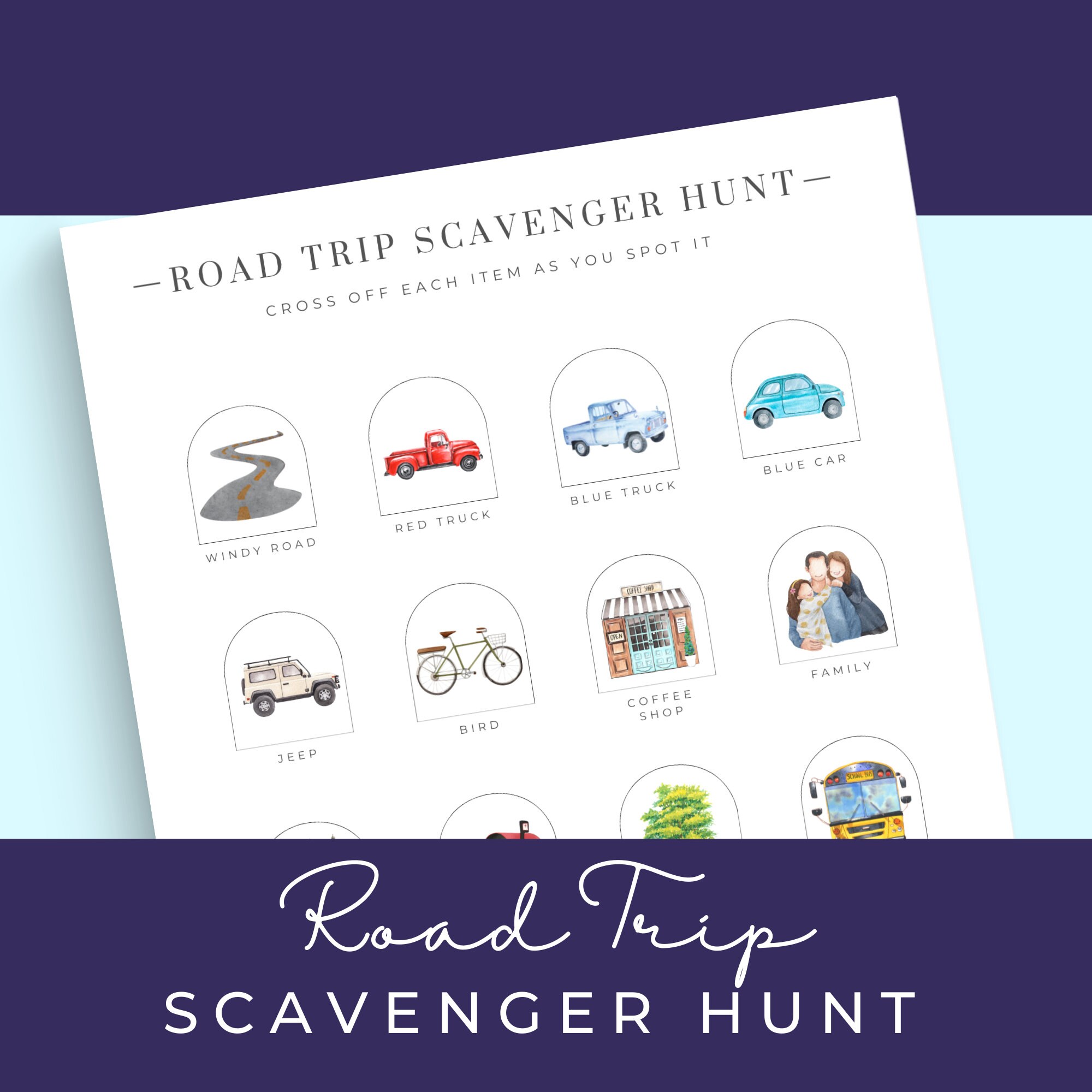 Scavenger Hunt Printable Pack 11 Printable Pages Nature - Etsy