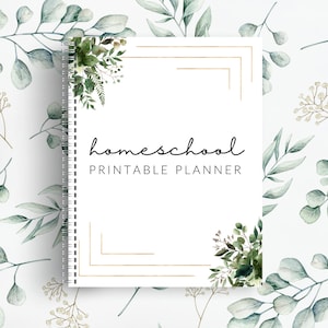 Homeschool Planner Printable | 44 Pages | Undated | PDF Printable