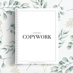 Kindness Quotes Copywork- 30 Printable Homeschool Pages