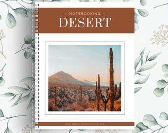 Desert Notebooking Pages | 27 Printable Pages