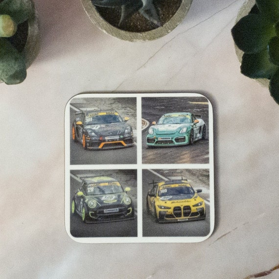 Personalized photo wooden coaster high gloss with name custom engraving glass coaster gift dad wedding housewarming farewell gift