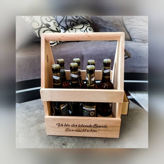 Personalized solid bottle carrier