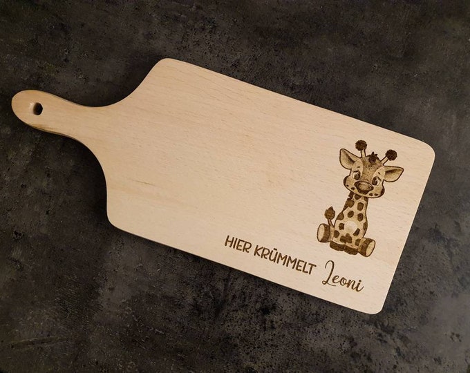 Discover magic in the kitchen with our personalized children's writing board made of alder wood with great motifs - a unique piece for little chefs!
