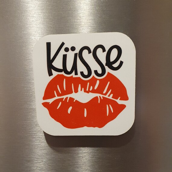 Fridge magnet with love sayings – Personalized MDF wooden magnets, individual kitchen decoration, charming magnets – gift idea for wife