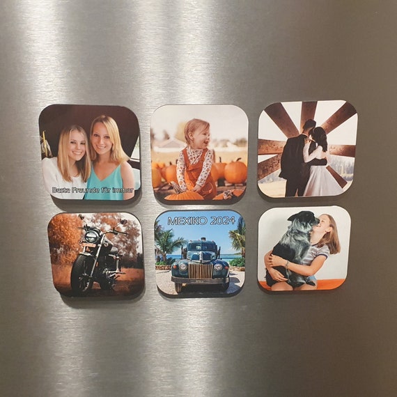 Personalized photo magnet - Individual decoration & travel souvenir | Gift for animal lovers, birthday gift, Christmas gift for dad