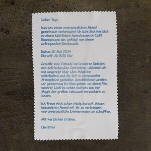 Personalisiertes Brillenputztuch mit Foto & Text – Mikrofasertuch als Gutschein-Geschenk, Glasreinigungstuch für Brille, Handy, 15x18 cm bild 6