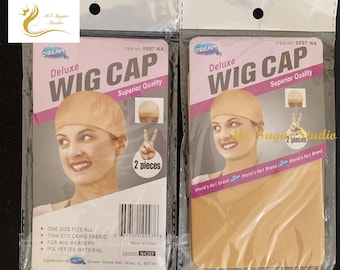 2 Pieces Deluxe Wig Caps/ Wig Cap/ Hair Net/ Wig/ Wigs/ Cosplay Wig/ Fashion Wig/ Luxury Wig/ Lace Front Wig