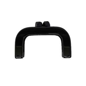 Buckle Acrylic Bag Frame Black Color 11,5cm(4.5 inc) x6.5cm(2.5 inc)