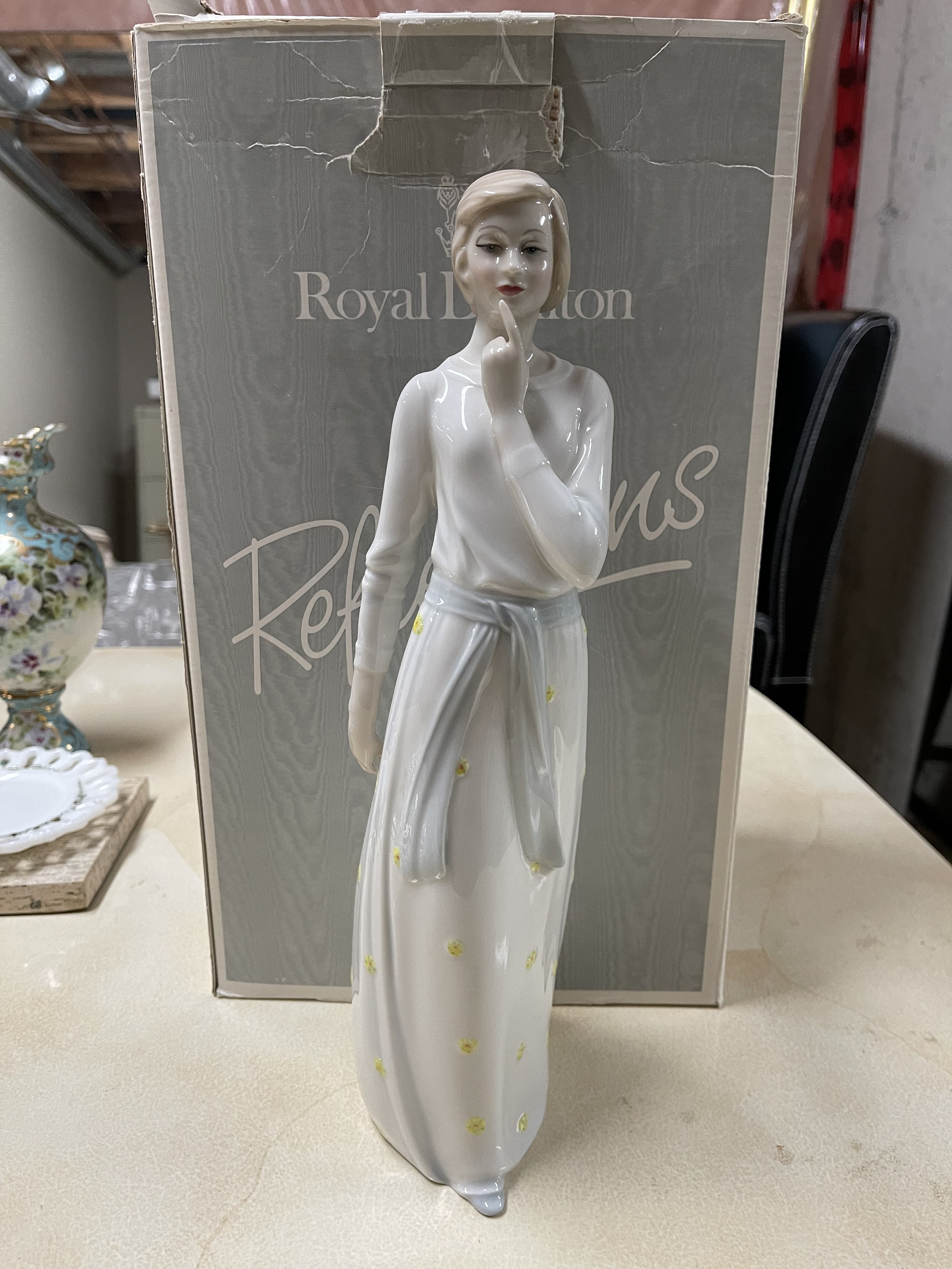 Royal Doulton Figurine Reflection Series Pensive HN3109 Etsy