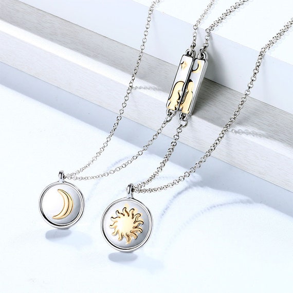 Magnetic Couples Necklace Matching 