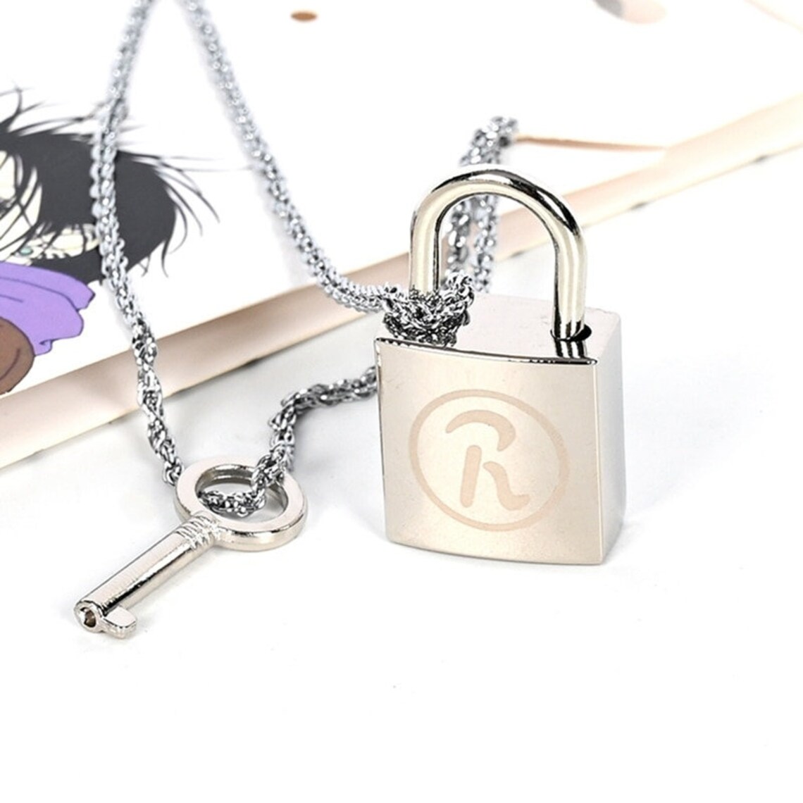NANA Lover's Key&lock Necklace Anime Jewelry Nana Anime Etsy