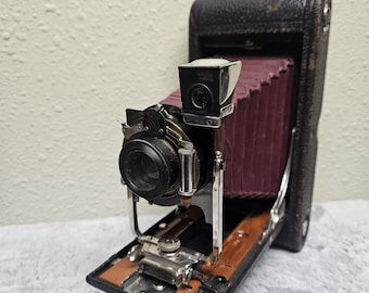 Appareil Photo Ancien Kodak N°2 Folding Avec Obturateur Ball Bearing - Vintage, état D'usage