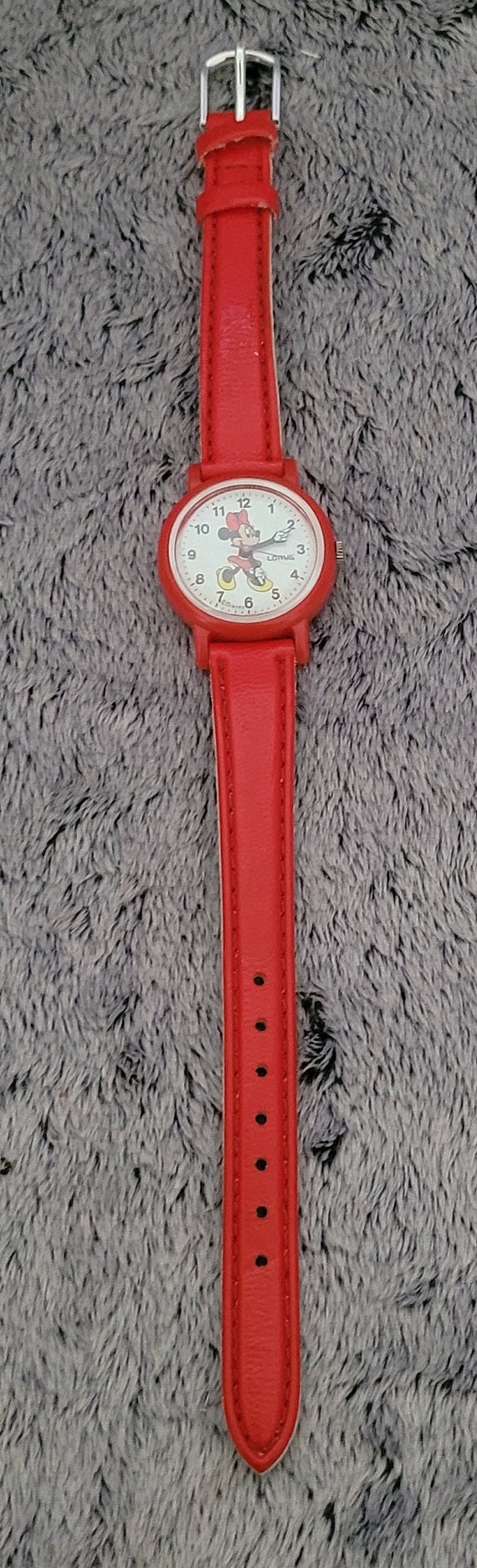 Vintage 1990s Disney Red Minnie Mouse Lorus Watch Rare - Etsy display picture 3
