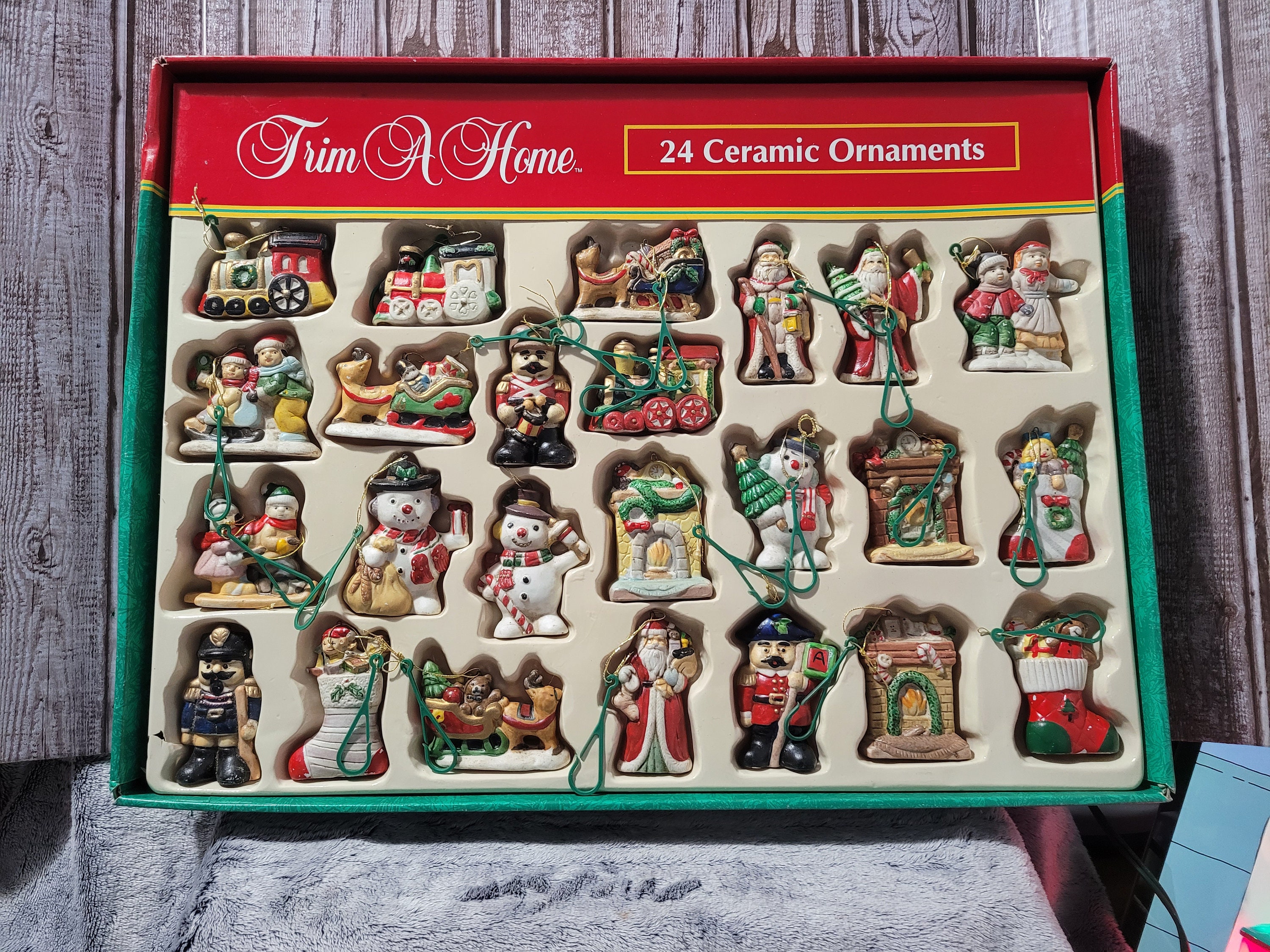 Trim a home christmas village Clearance