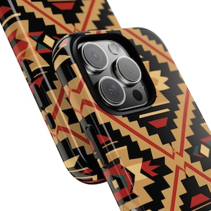 Tribal Phone Case - Boho Style Tough Cases for iPhone, Unique Gifts for Him/Her, Ethnic Design, Phone Accessories, Birthday Gift
