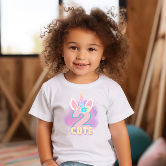 Cute Unicorn Toddler Tee: Adorable Birthday Gift, Kids' Unicorn