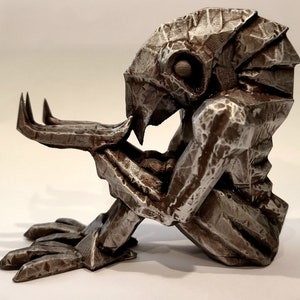 Super Metroid Chozo Torizo Statue - Black and Weathered Metal Finishes NEW SIZES AVAILABLE!