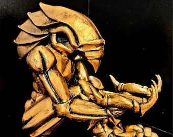 Metroid Prime / Zero Mission Chozo Torizo Statue - Schwarze und verwitterte Metalloberfläche NEUE GRÖSSEN VERFÜGBAR!