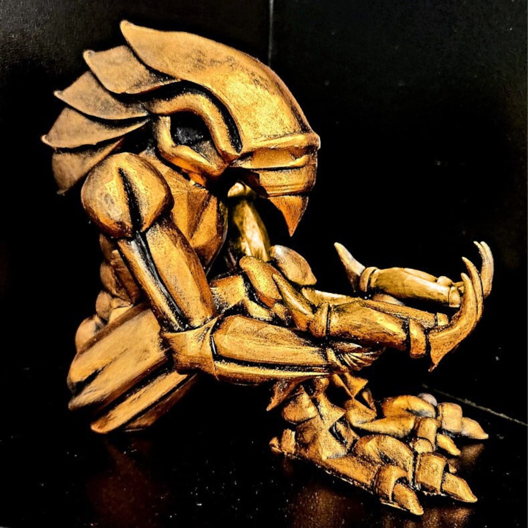 Metroid Prime / Zero Mission Chozo Torizo Statue - Black and
