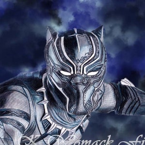 Black Panther Art Print