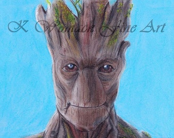 Groot Art Print