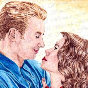 Captain America poster Peggy Carter Wall Art Avengers Endgame Decor Captain America Kiss